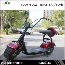 2016 Popular Harley Style Electric Scooter with Big Wheels, Fashion City Scooter Citycoco